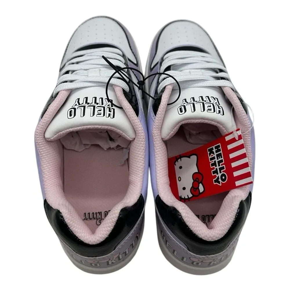 Sanrio Hello Kitty Court Sneakers Women's Size 9 Purple Lace Up‎ Shoes